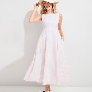 Vineyard Vines x Palm Beach Lately striped maxi dress
